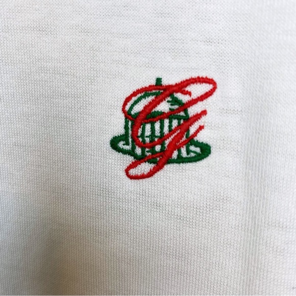 The Greenbrier Vintage White Golf Polo Shirt - Picture 4 of 10